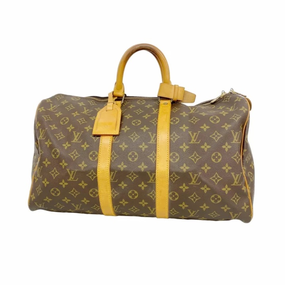 Authentic Louis Vuitton keepall 45 monogram duffle travel bag weekend - Picture 9 of 11